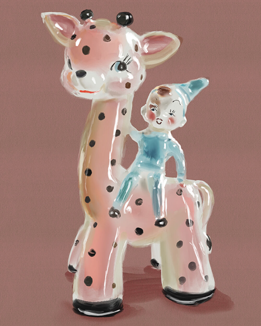 Cute Toy illustration and packaging illustration by Christina Gliha