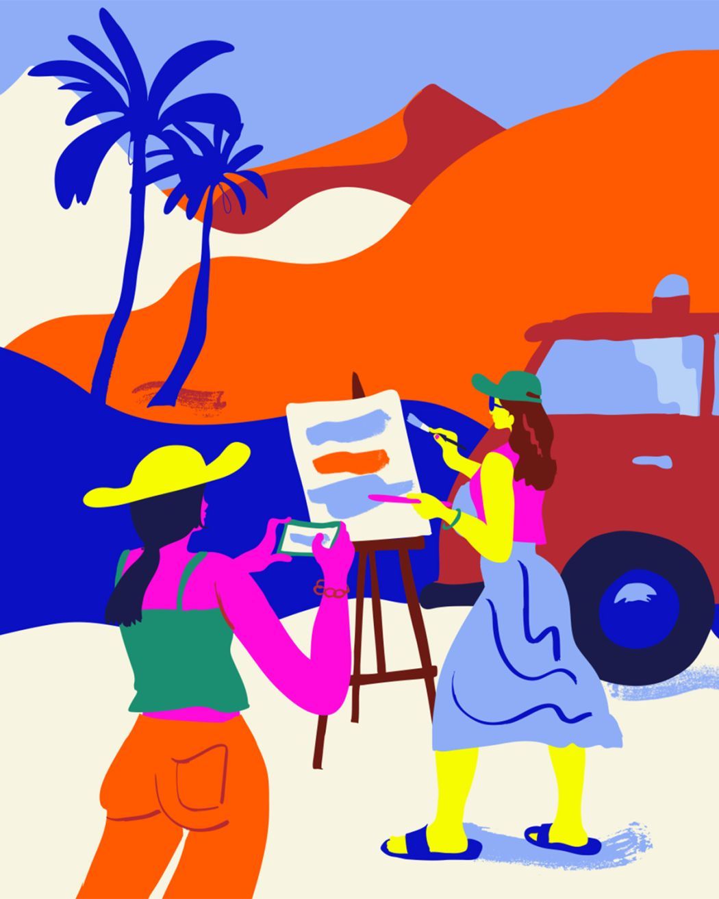 Stunning vector artwork by illustrator Erica Jacobson