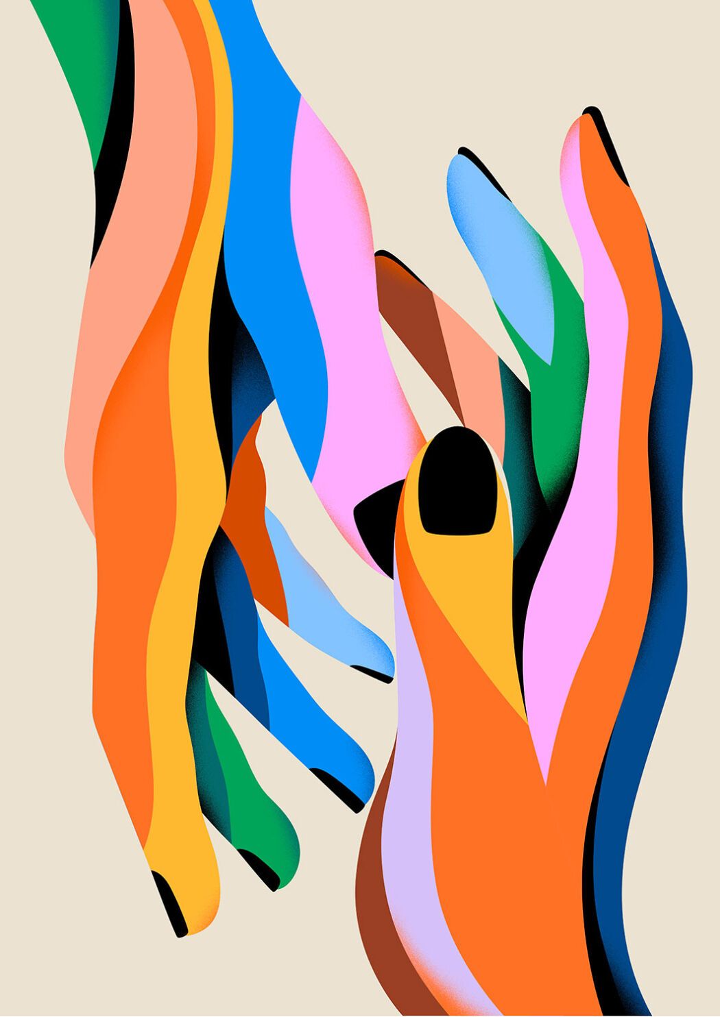 Digital drawing by the illustration artist Petra Eriksson