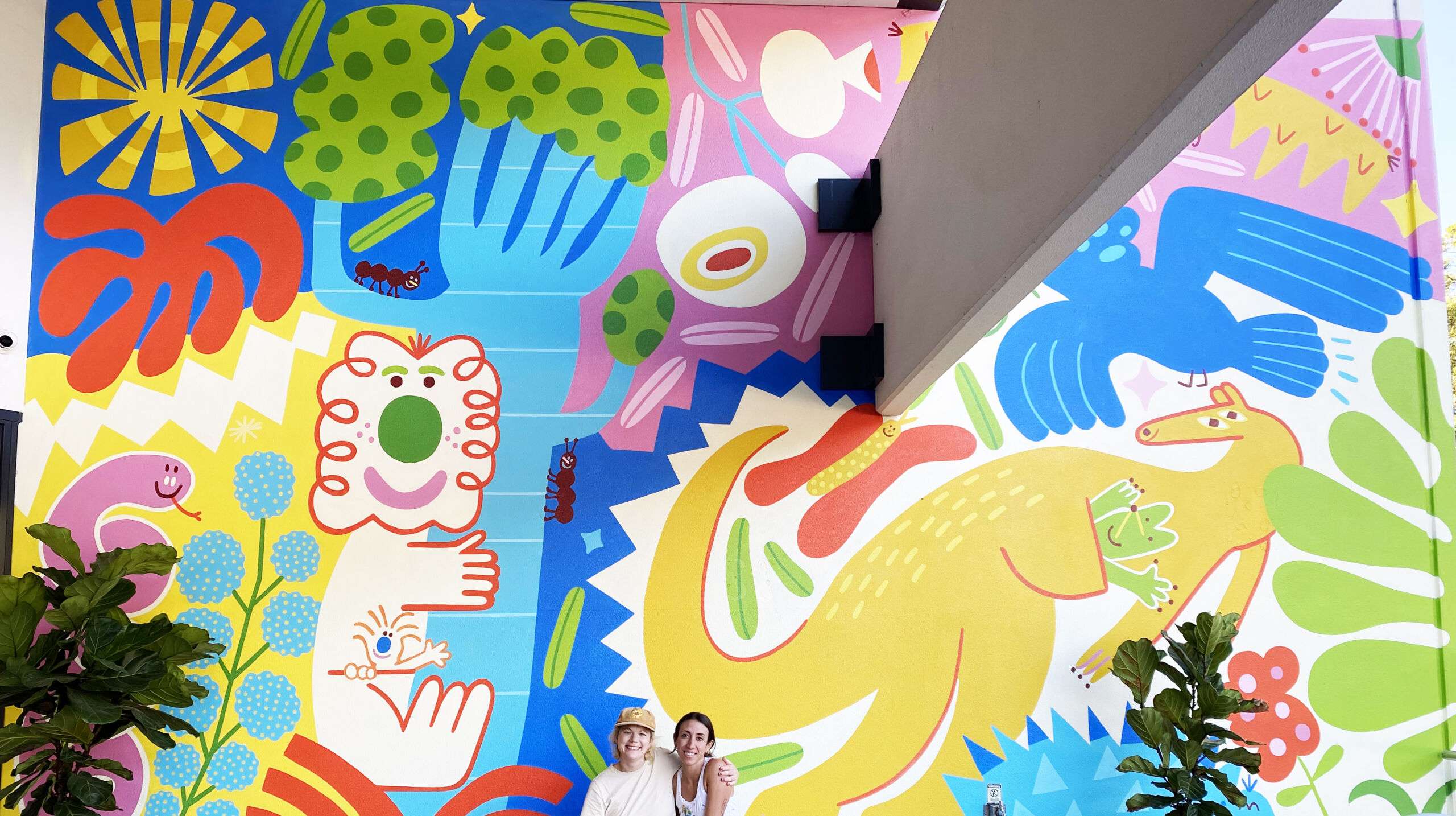 Handpainted mural by Elin Matilda Andersson