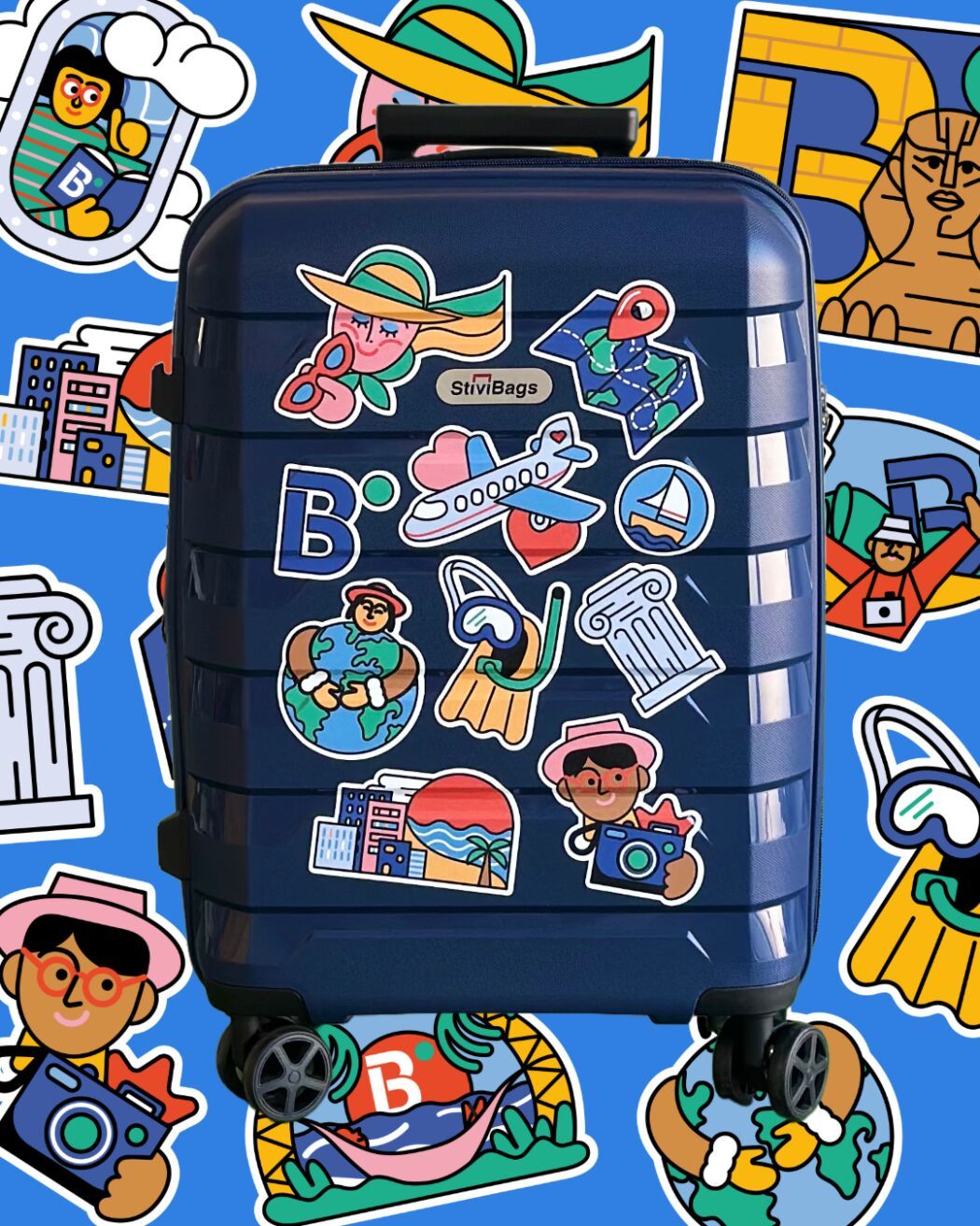 Branding Illustrations by the illustrator José Antonio Roda