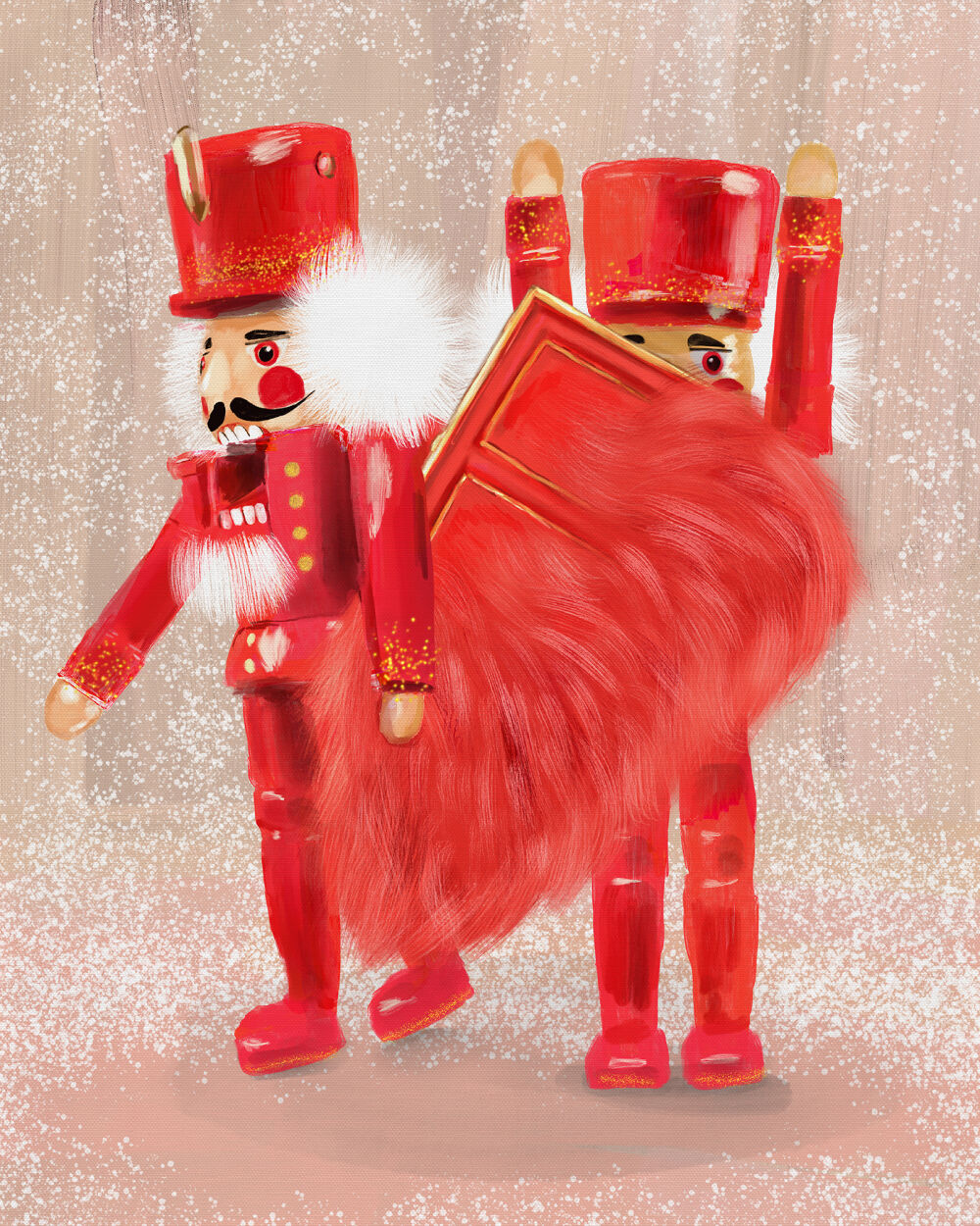 Christmas campaign illustrated by Christina Gliha