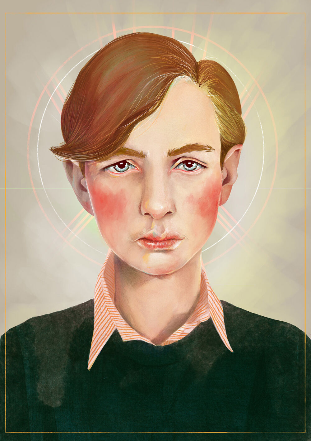 Illustrated portrait by Eplet