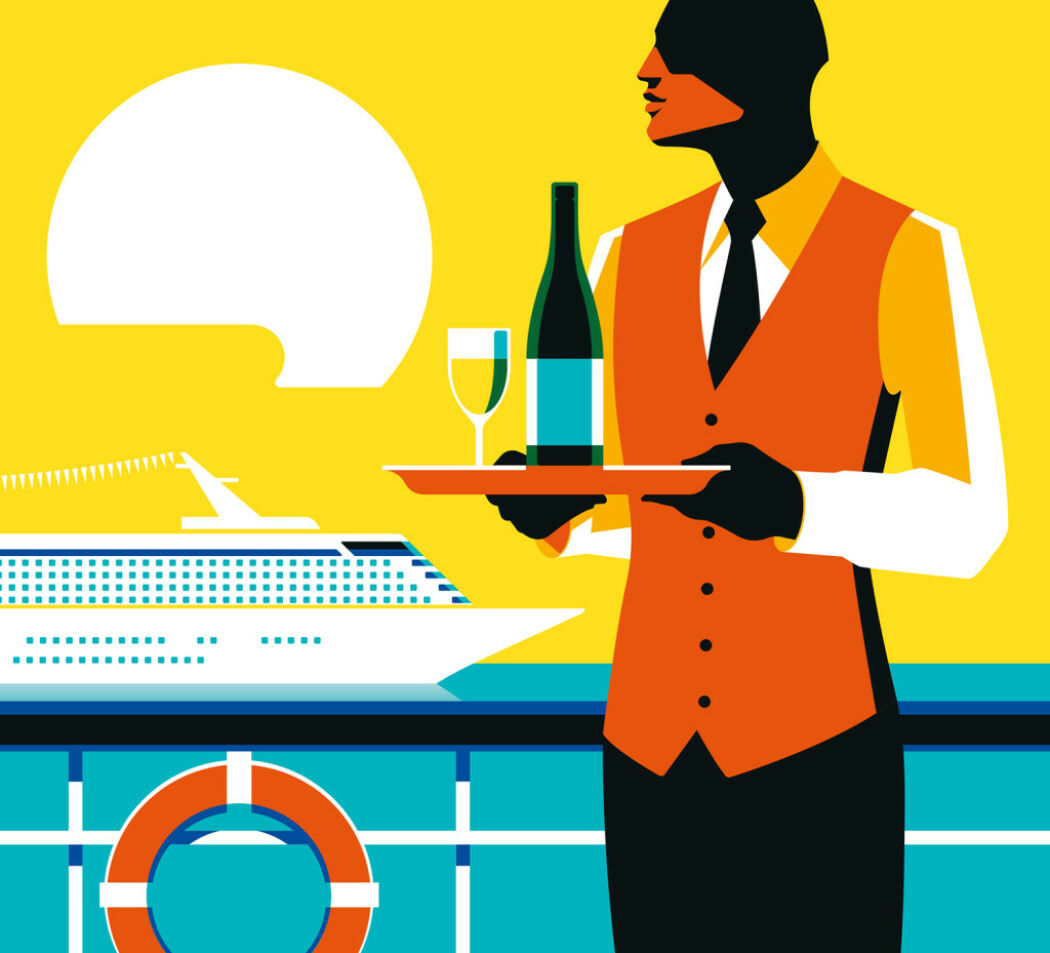 Travel and resort Illustrations for the Sunday Times by Bo Lundberg