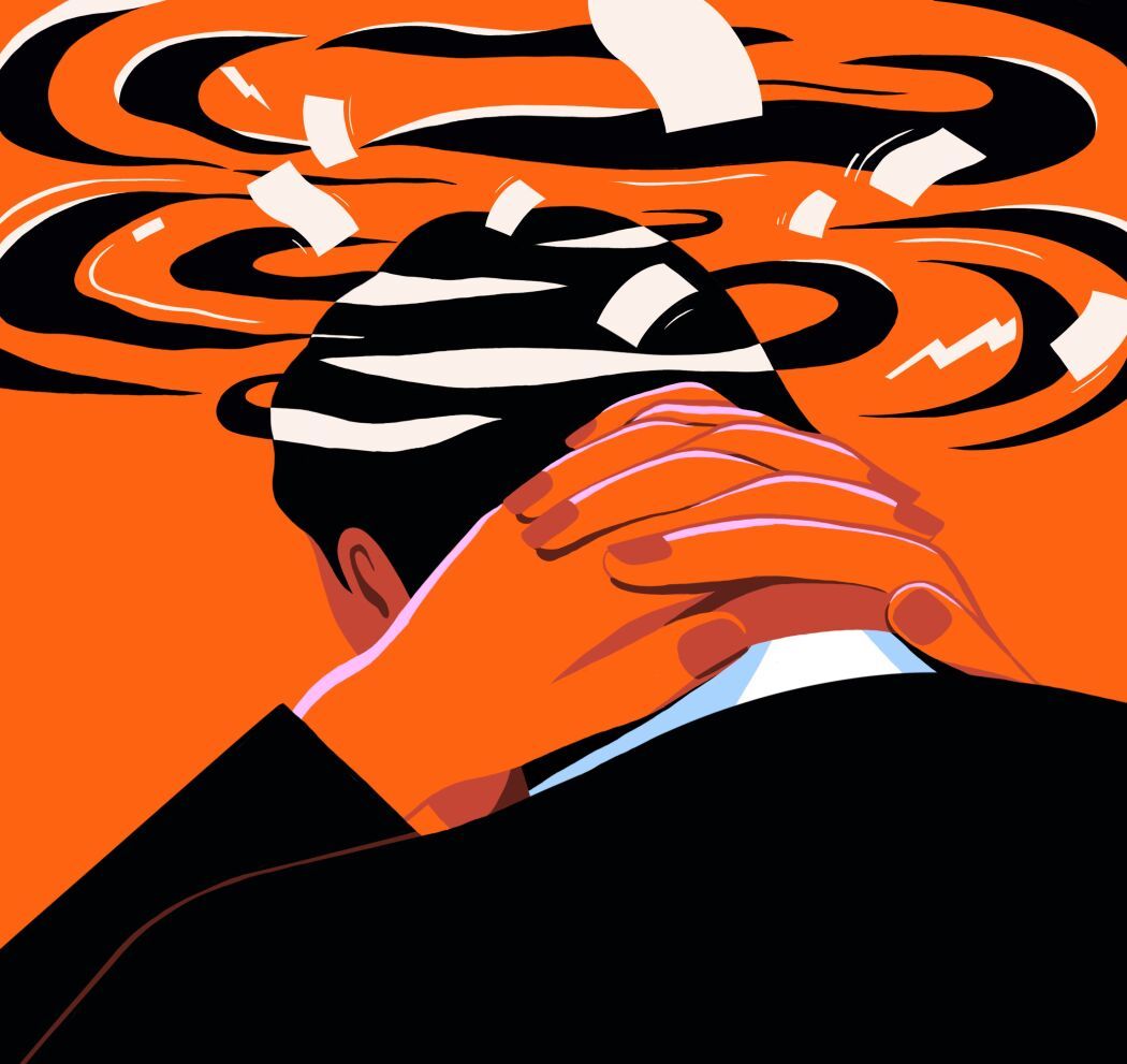 Graphic colorful art by Petra Eriksson