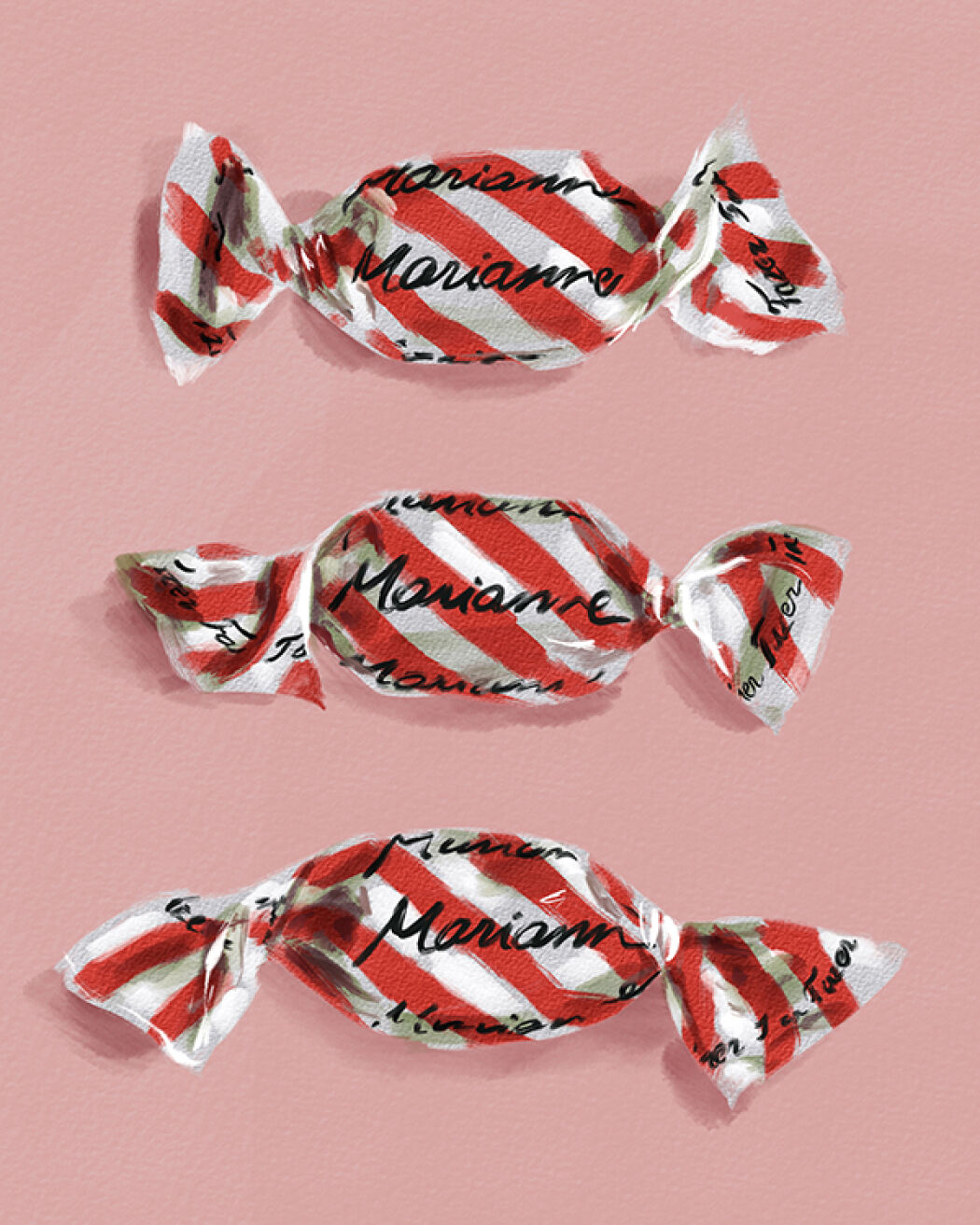 Candy Packaging illustration by Christina Gliha