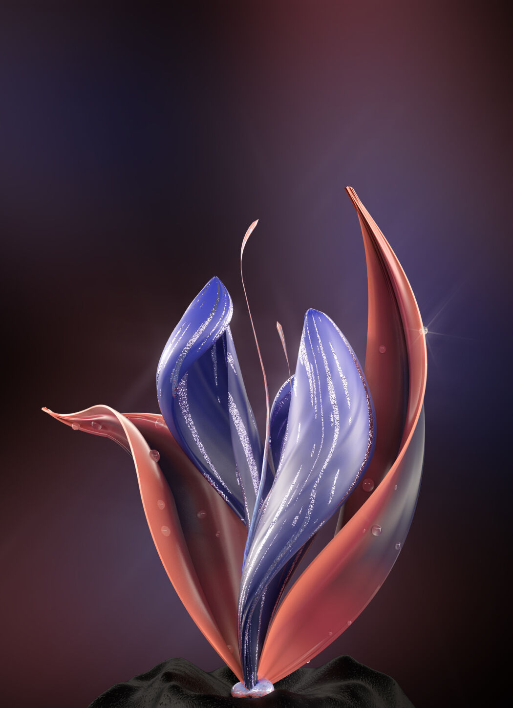 3D florals by Double Up Studio