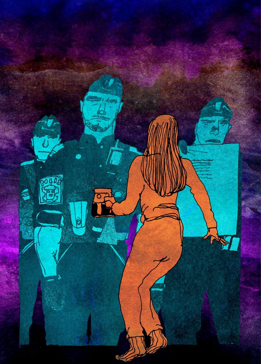 Illustration by the line art illustrator Dennis Eriksson