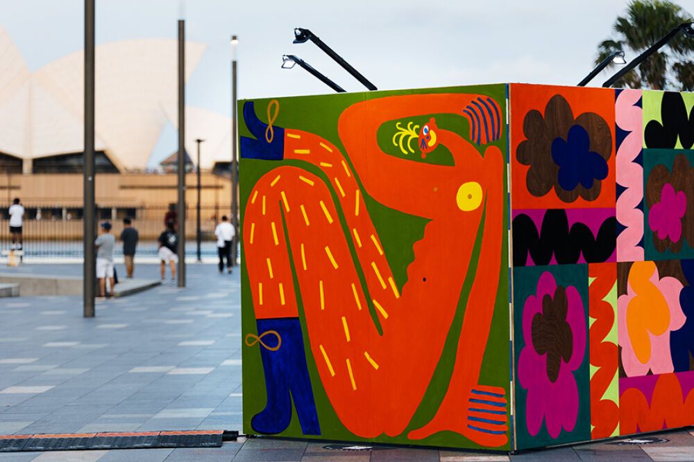 Art installation by illustrator Elin Matilda Andersson