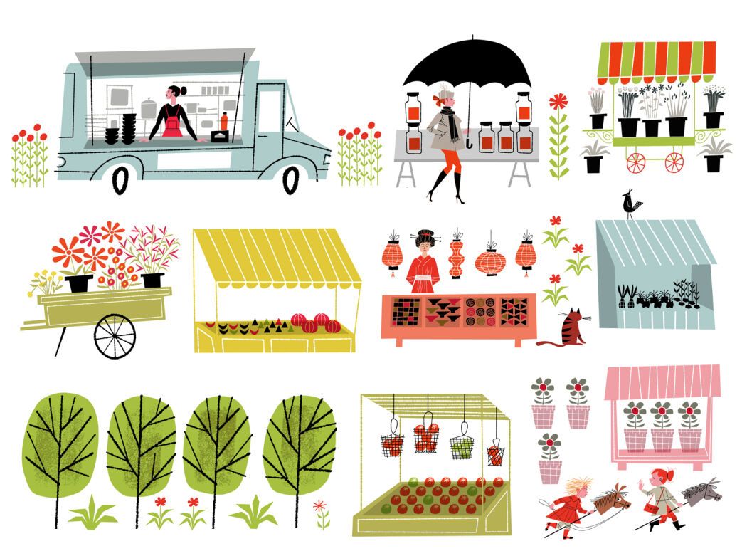 Branding and packaging illustration by Klas Fahlén