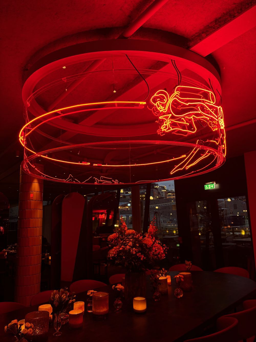 Neon interior design by Dennis Eriksson