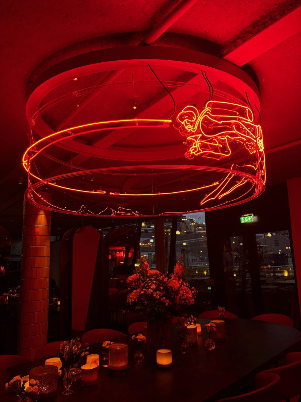 Neon interior design by Dennis Eriksson