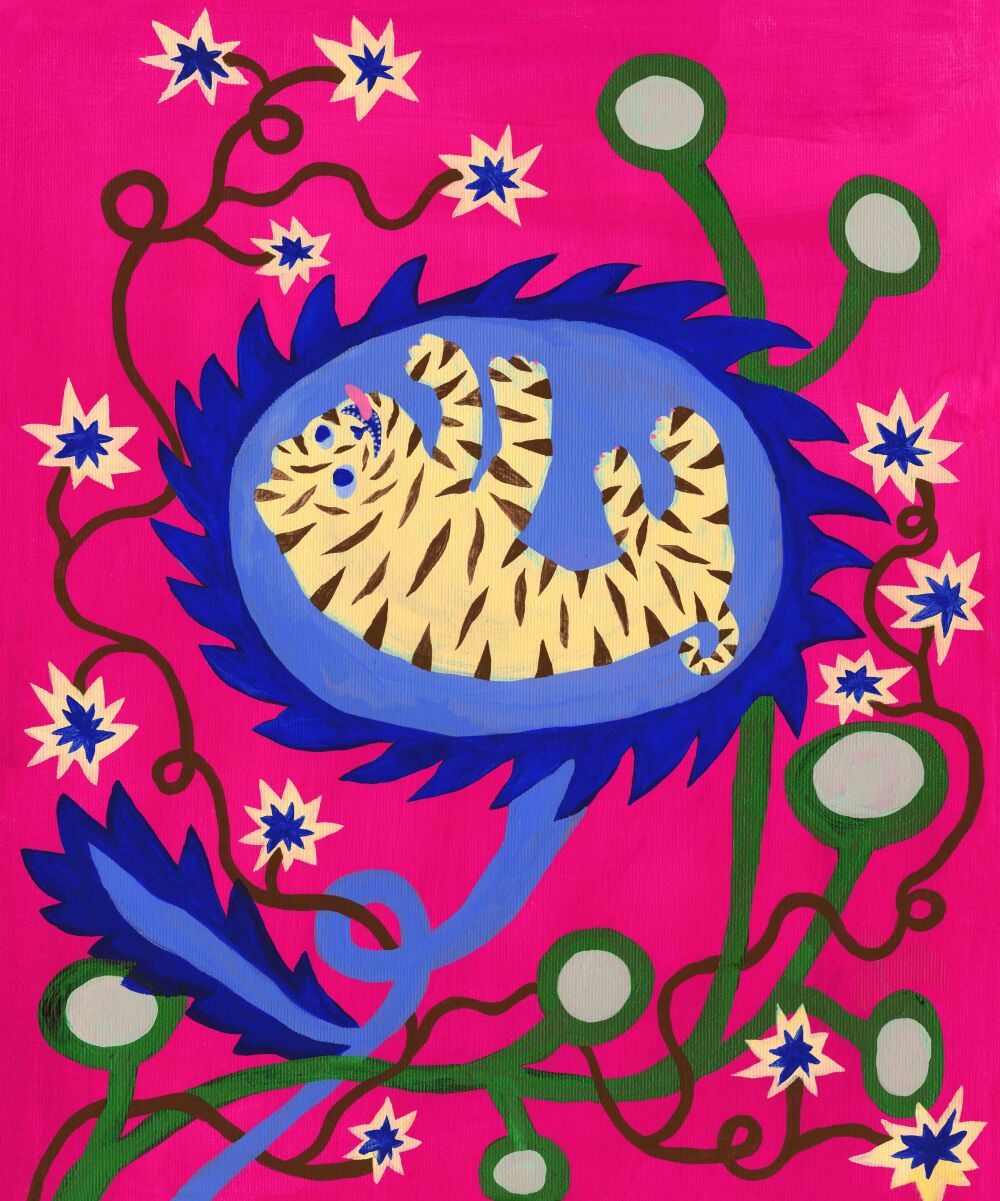 Painting by the artist Yoyo Nasty