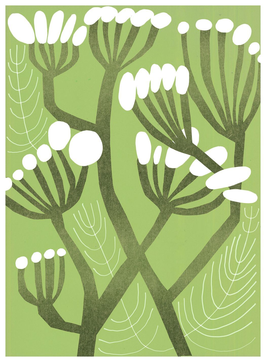Vegetable food illustration by Elin Matilda Andersson