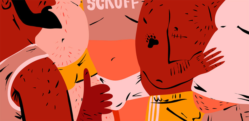 LGBTQ illustration concept for Scruff by Fredde Lanka
