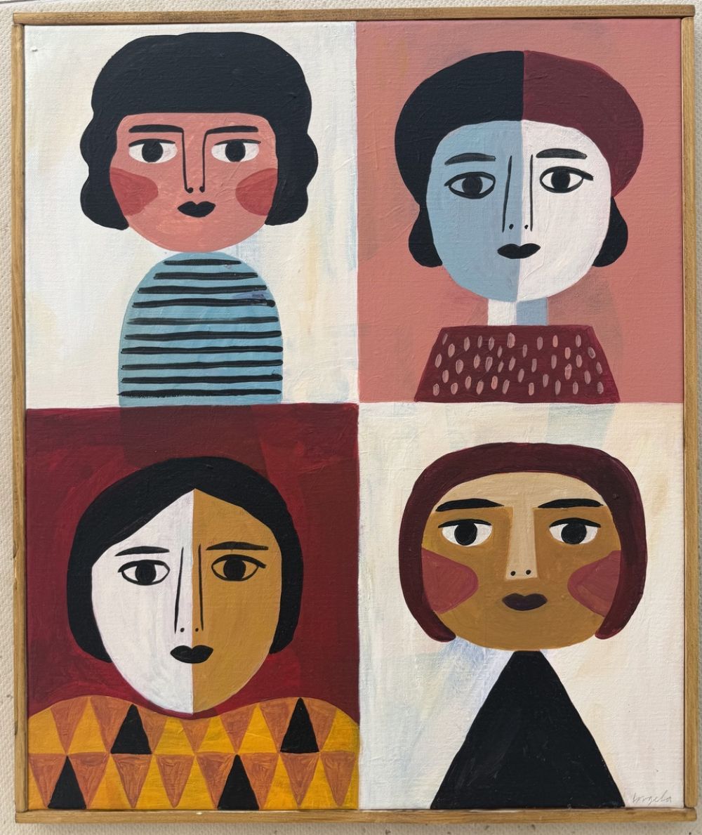 Hand painted portraits by artist Ingela P Arrhenius
