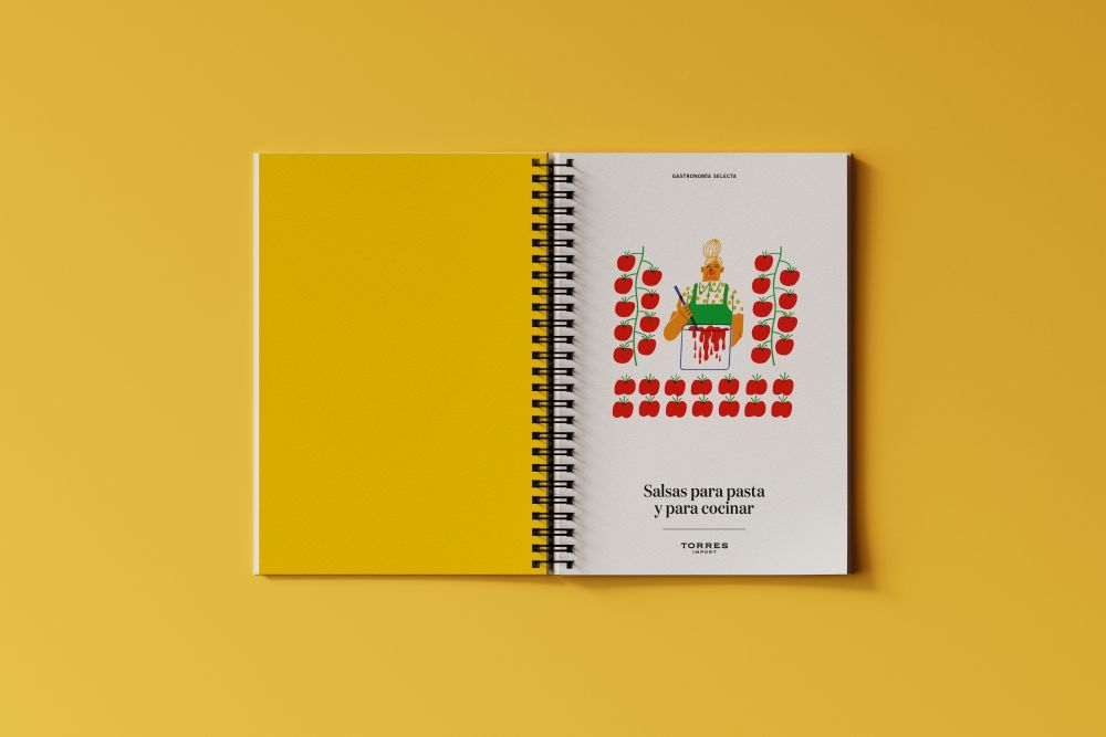 Foody illustrations by the artist and designer Klas Fahlén