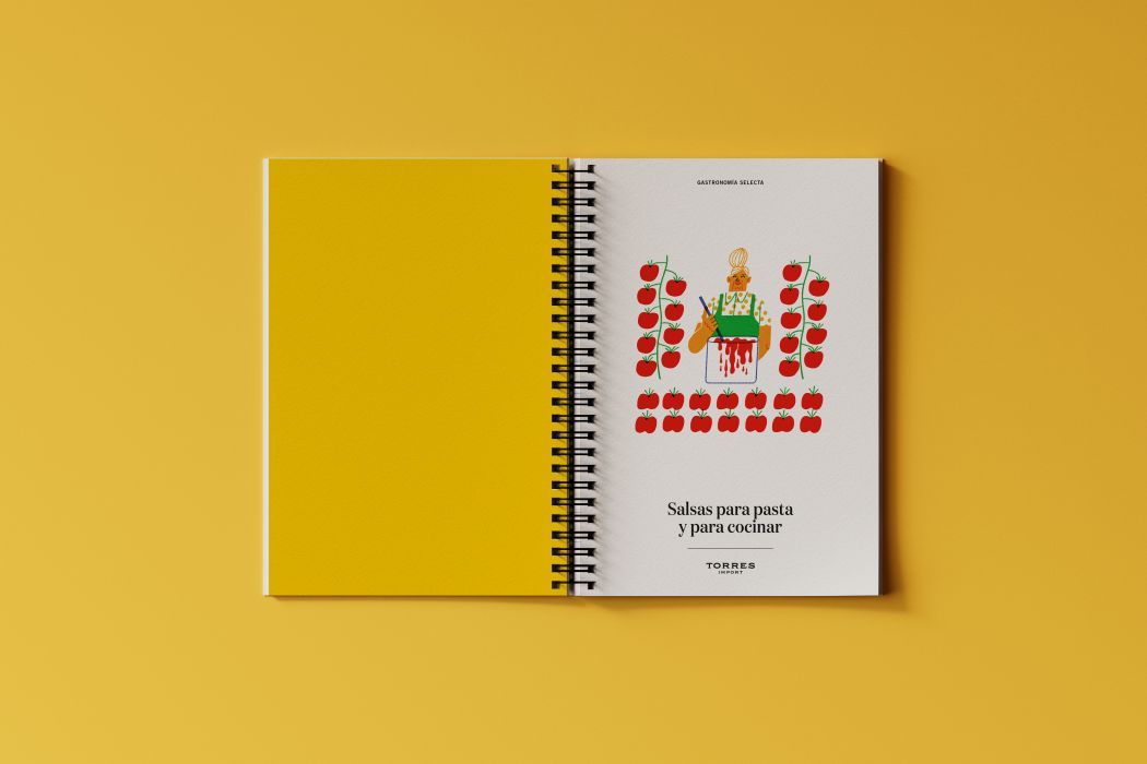 Foody illustrations by the artist and designer Klas Fahlén