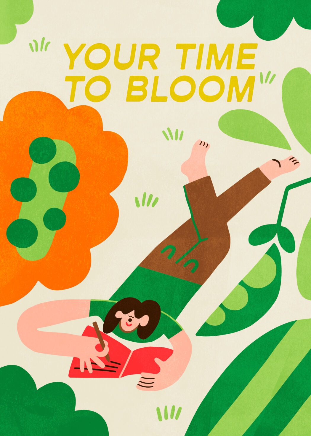 Advertising illustration by the artist Elin Matilda Andersson