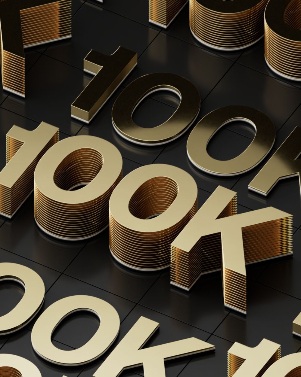 3D artwork and lettering design by 3D artist 2D.Pete