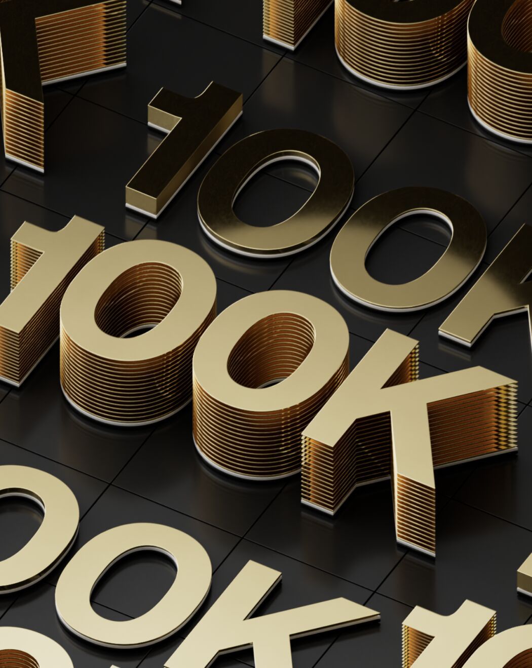 3D artwork and lettering design by 3D artist 2D.Pete