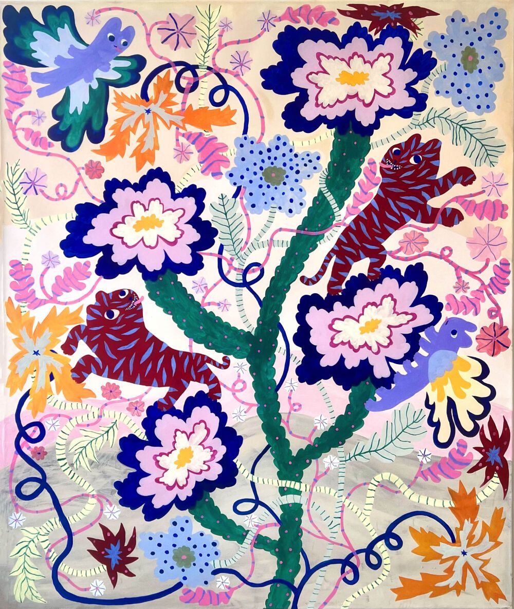 Hand-painted artwork by Yoyo Nasty