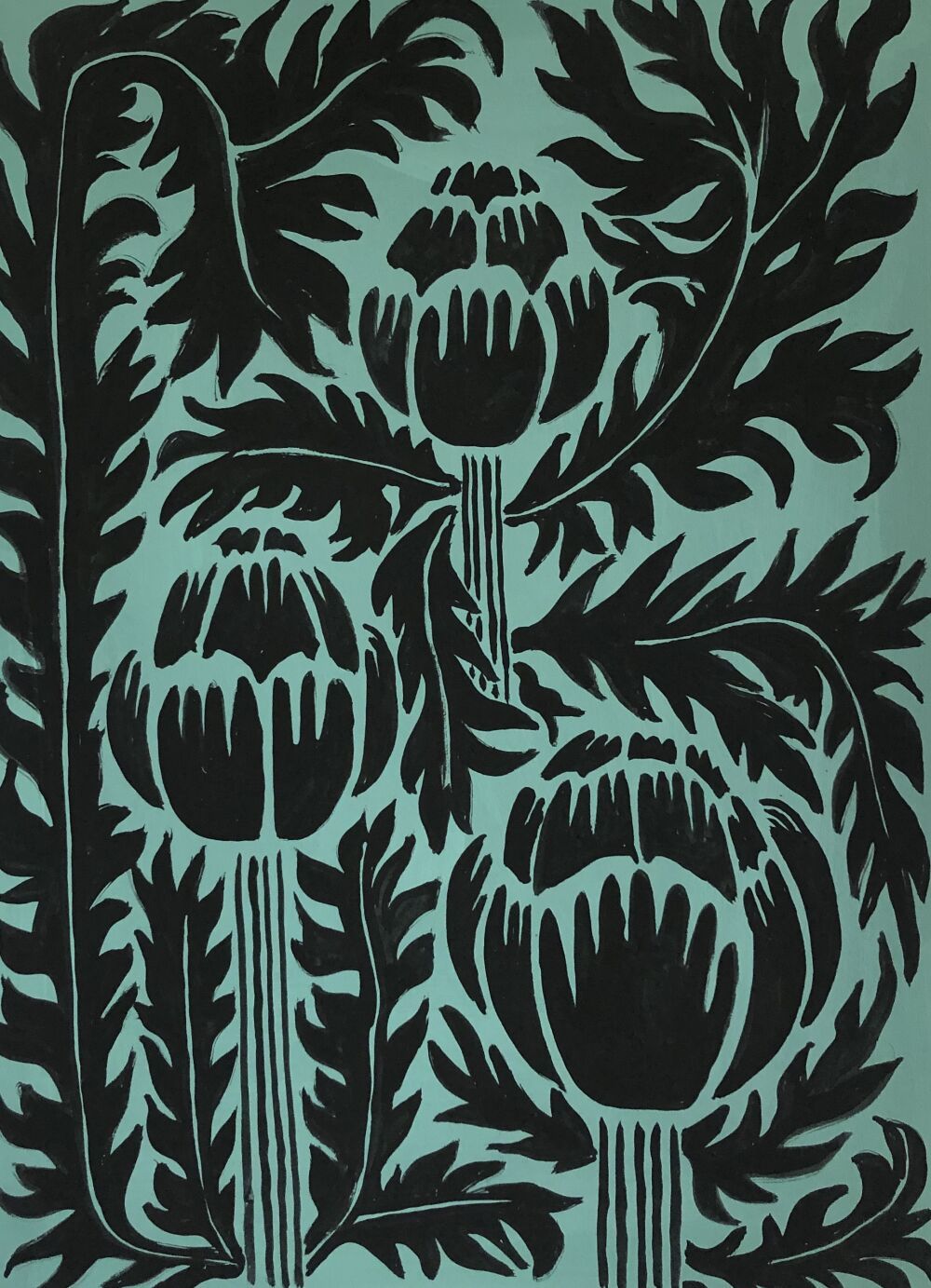 Botanic pattern design by Lotta Külhorn