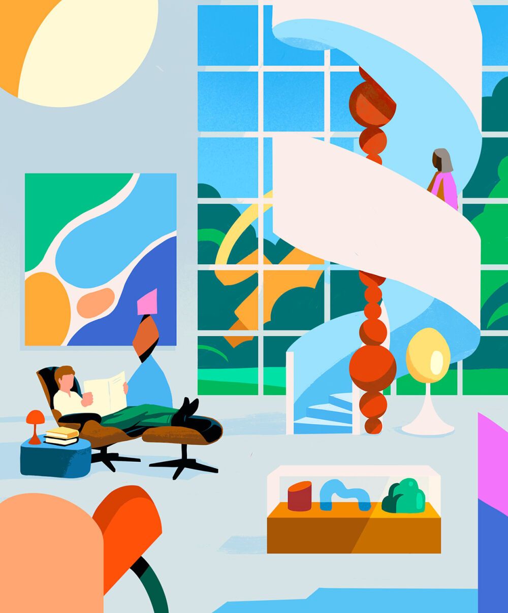 Digital drawing by the vector illustration artist Petra Eriksson