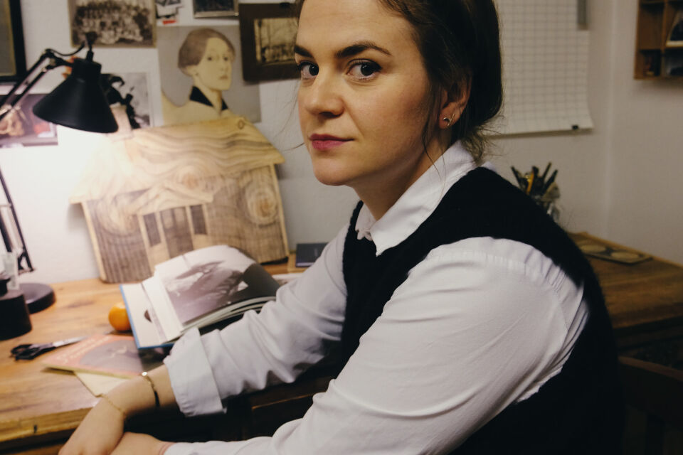 Portrait of the illustrator Elin Eplet Sandström