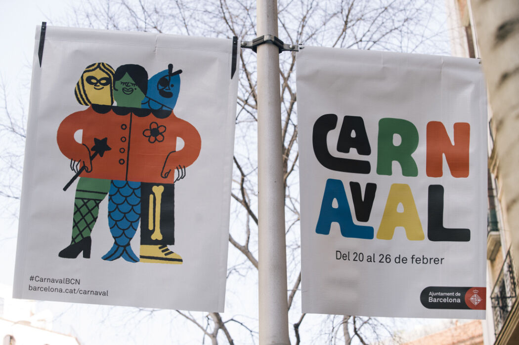 Outdoor advertising Campaign for Carnaval illustrated by José Antonio Roda