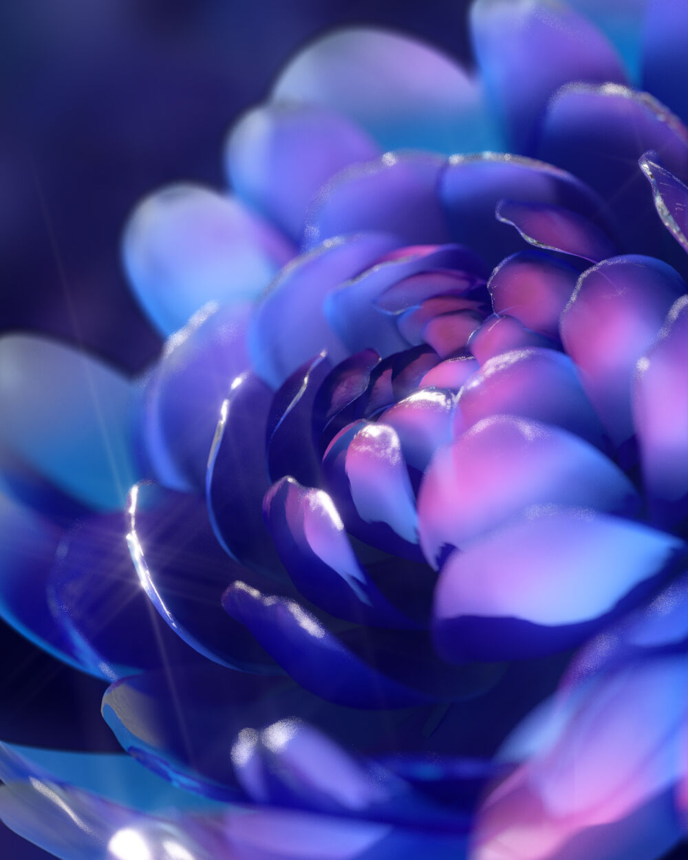 Floral, botanical 3D art by Double Up Studio