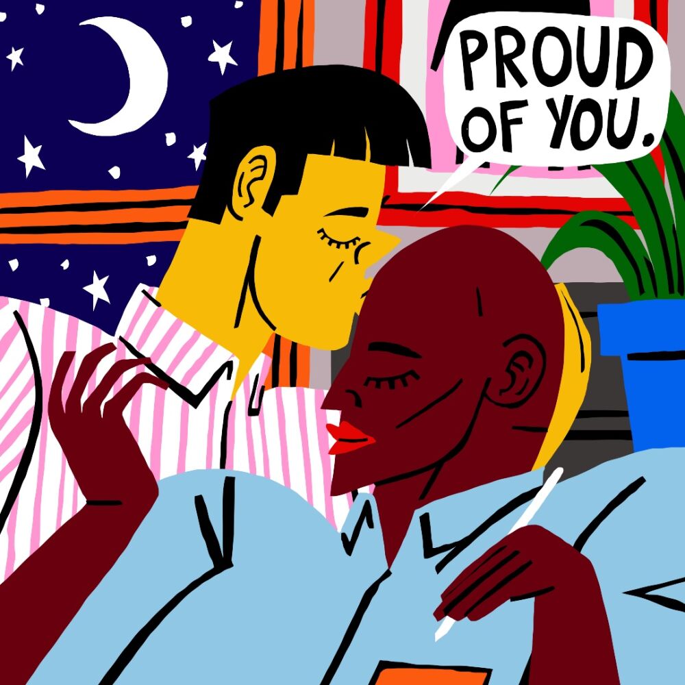 Illustrations by LGBTQ artist Fredde Lanka