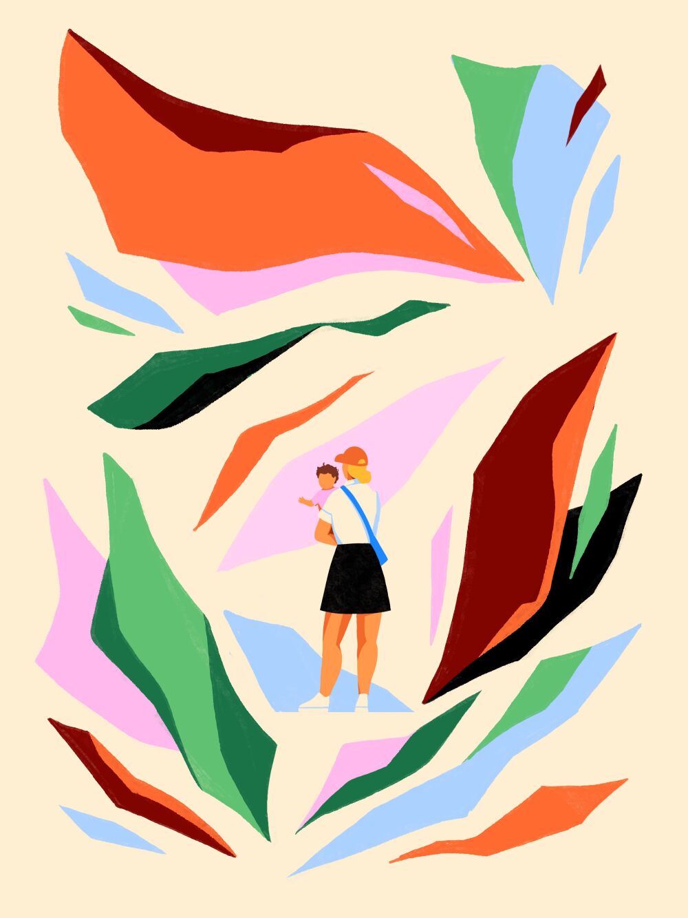 Beautifur vector artwork by the illustrator Petra Eriksson