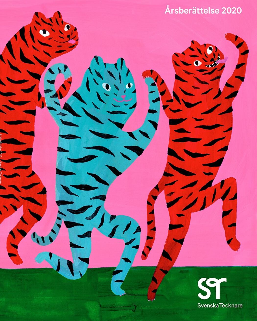 Tigers illustrated and animated for Svenska Tecknare by Yoyo Nasty