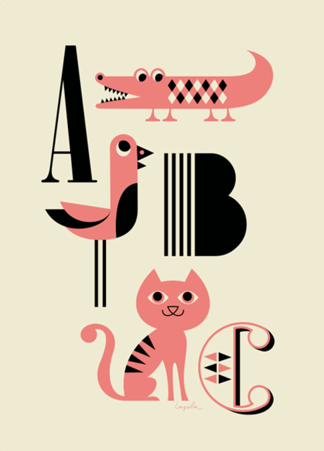 Poster design and lettering art by Ingela P Arrhenius 