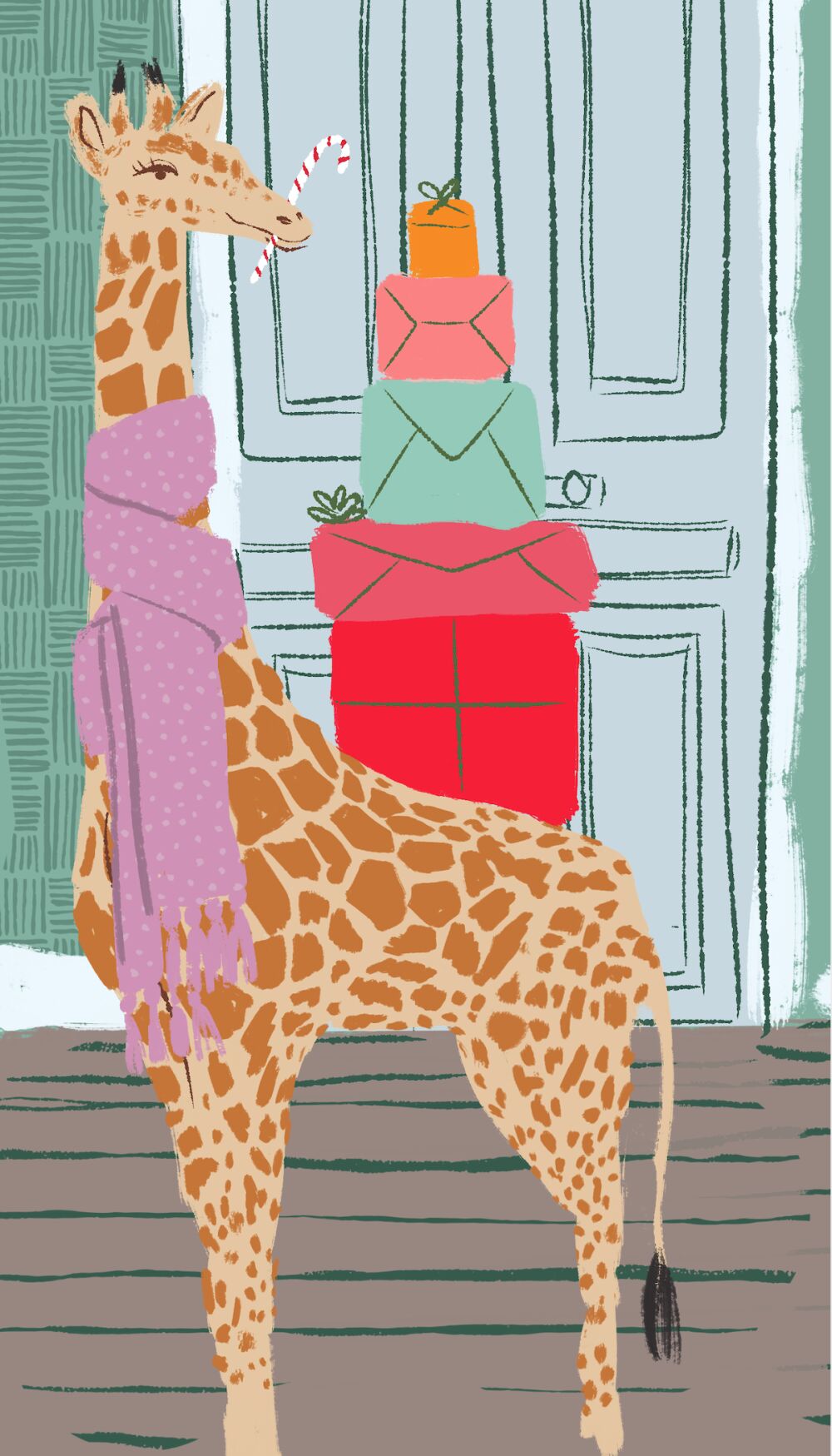 Christmas illustration by Christina Gliha