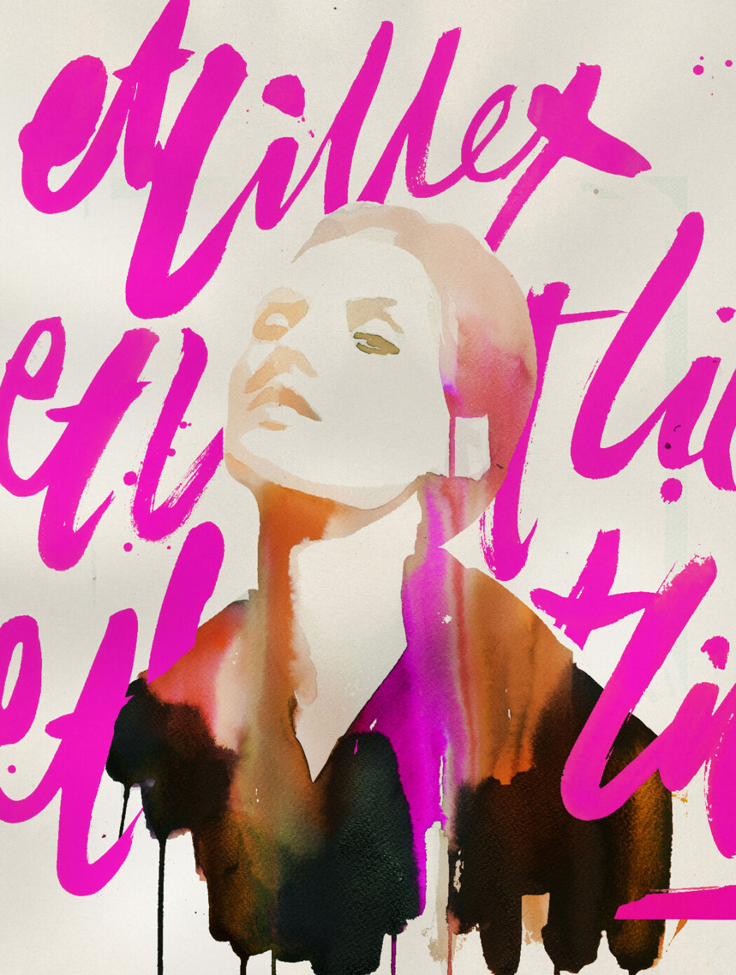 Editorial fashion and beauty illustration by Stina Persson