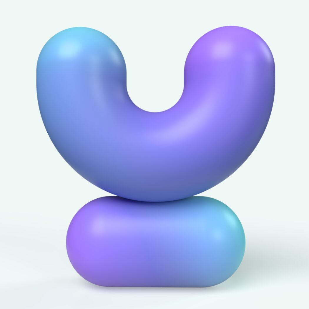 3D letter and 3D icon by Riya Mahajan