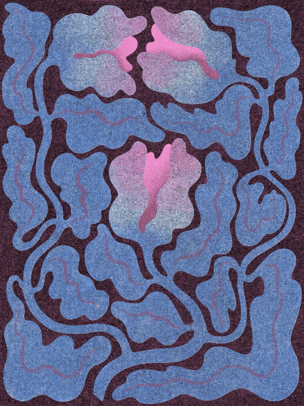 Graphic illustration by artist and illustrator Linnea Andersom