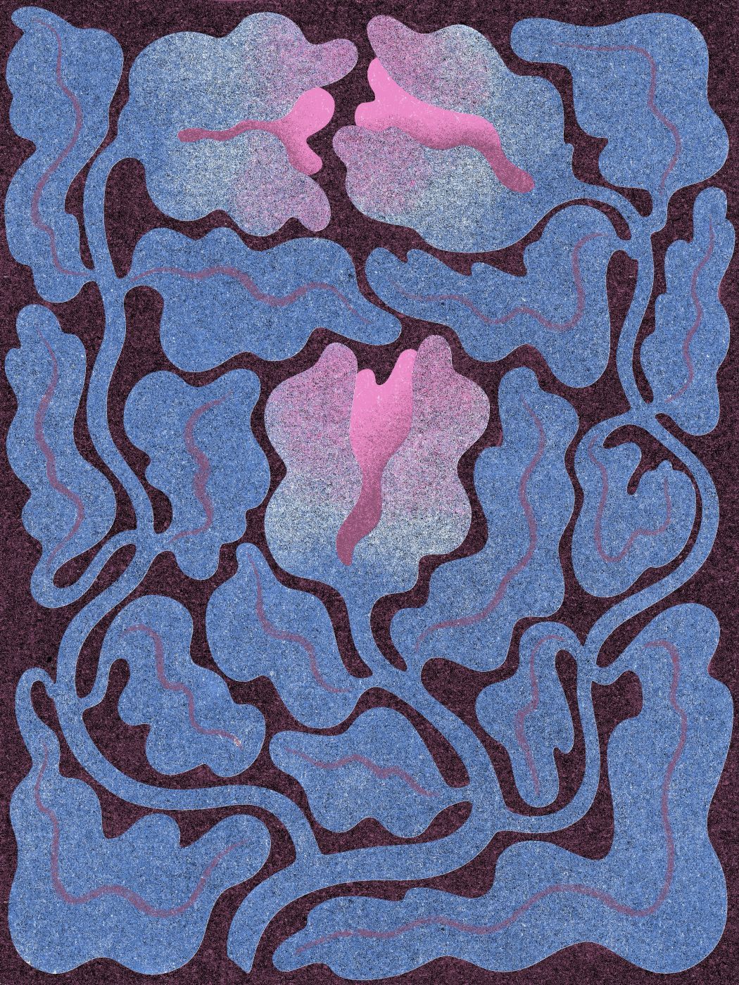 Graphic illustration by artist and illustrator Linnea Andersom