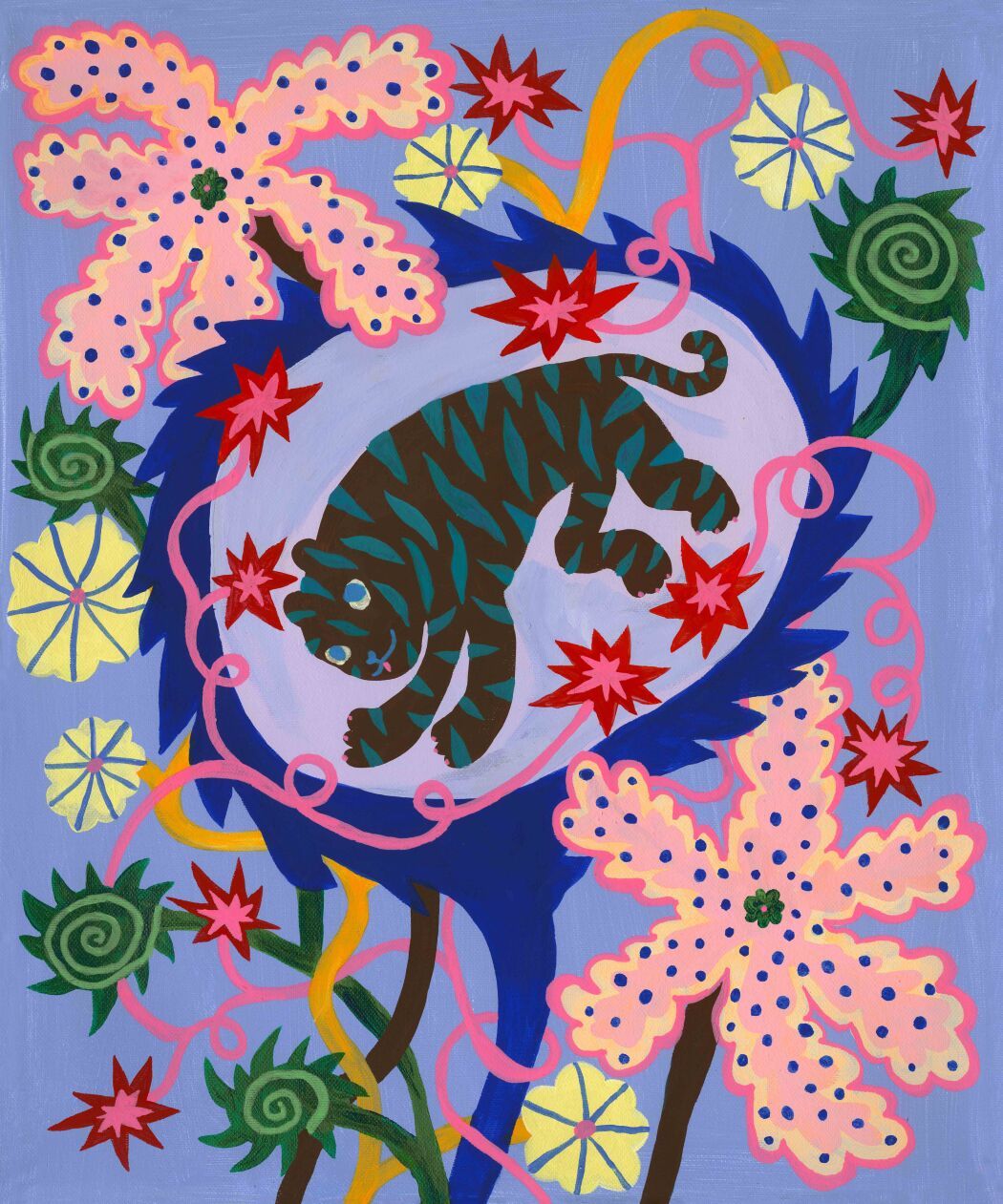 Painting by the multi-talent artist Yoyo Nasty