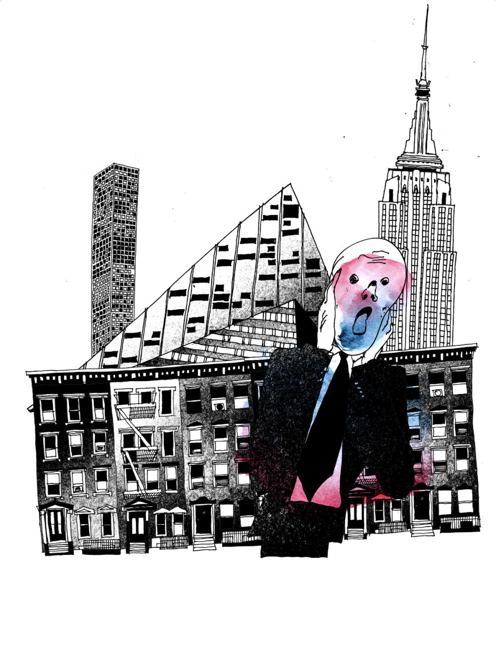 Branding illustration artwork by artist Dennis Eriksson