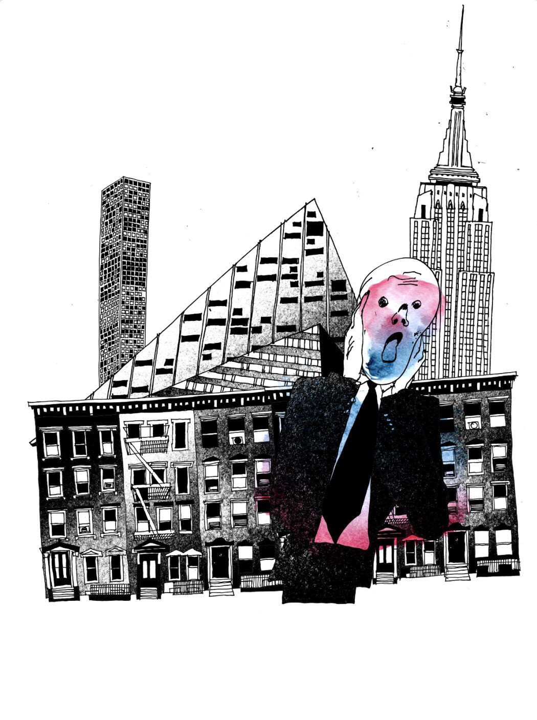 Branding illustration artwork by artist Dennis Eriksson