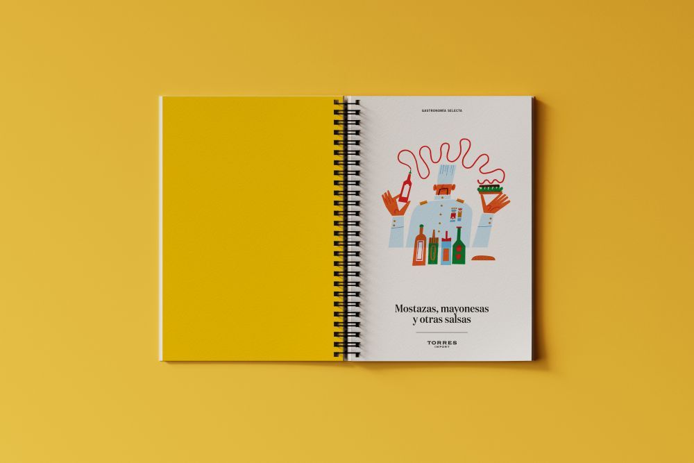 Food Retro illustration by Klas Fahlén