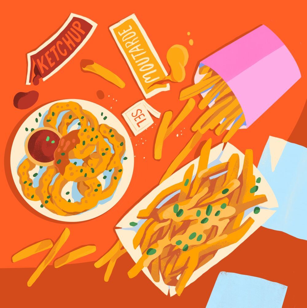 Food illustration by artist Petra Eriksson