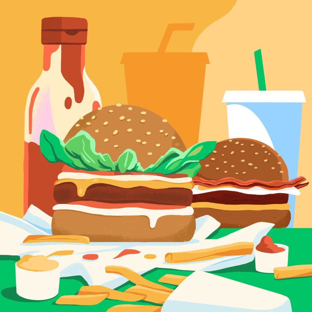 Food illustration by illustration artist Petra Eriksson