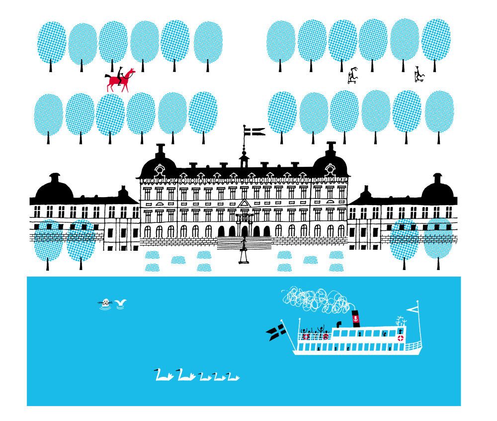 Graphic design and illustration drawn by Klas Fahlén