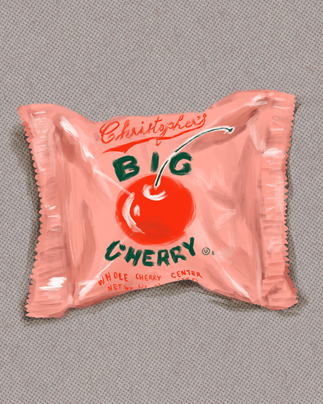 Candy packaging illustration by Christina Gliha for Christopher´s Candy Company