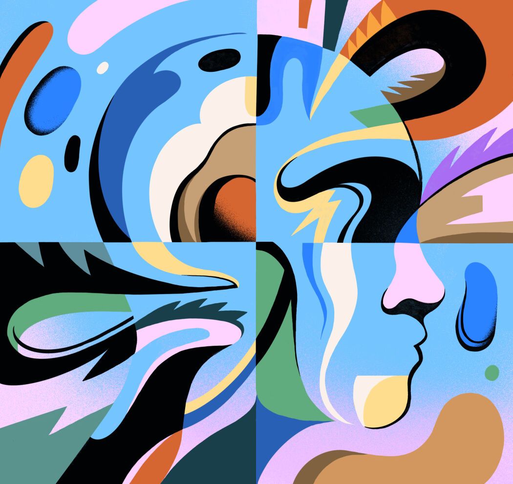 Playful illustration art by Petra Eriksson