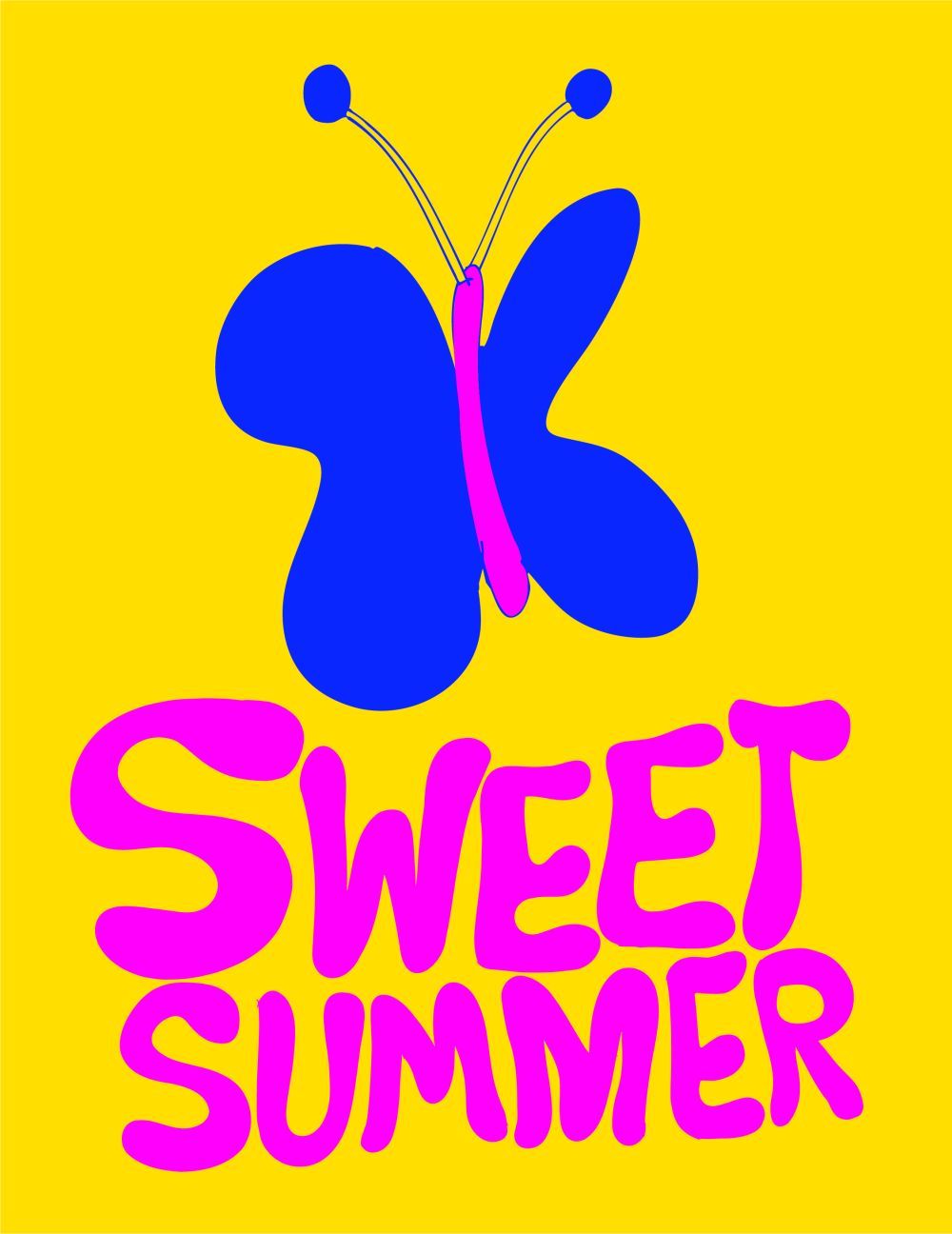 Colorful and playful graphic art by illustration artist Erica Jacobson